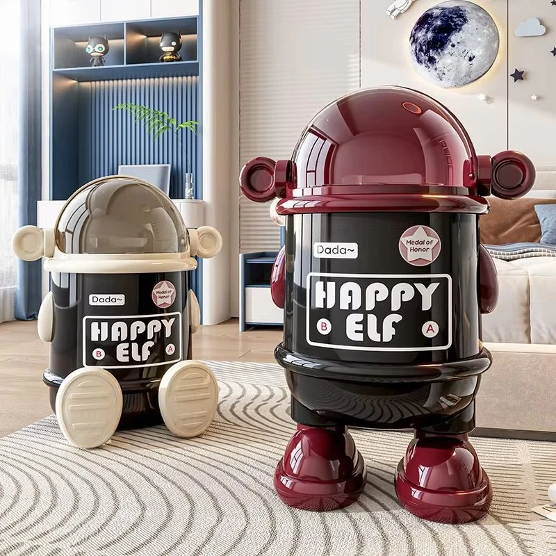 

Multifunctional Portable Plastic Creative Household Garbage Storage Box