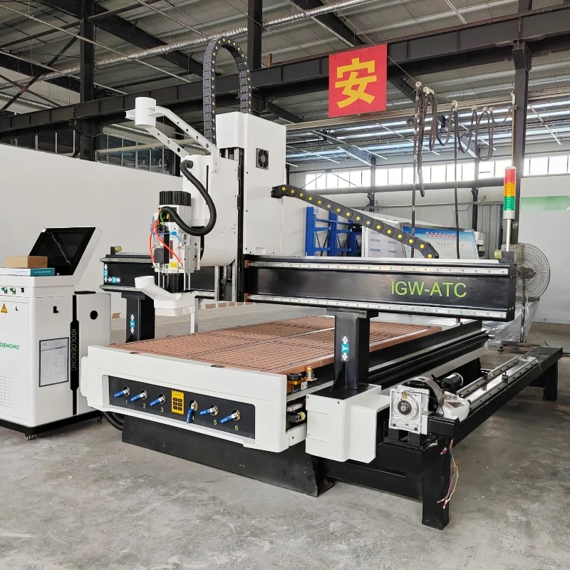 Durable and Long-Lasting Four-Axis CNC Engraving Machine Wood Router with 180-Degree Rotating Head, Suitable for Woodworking