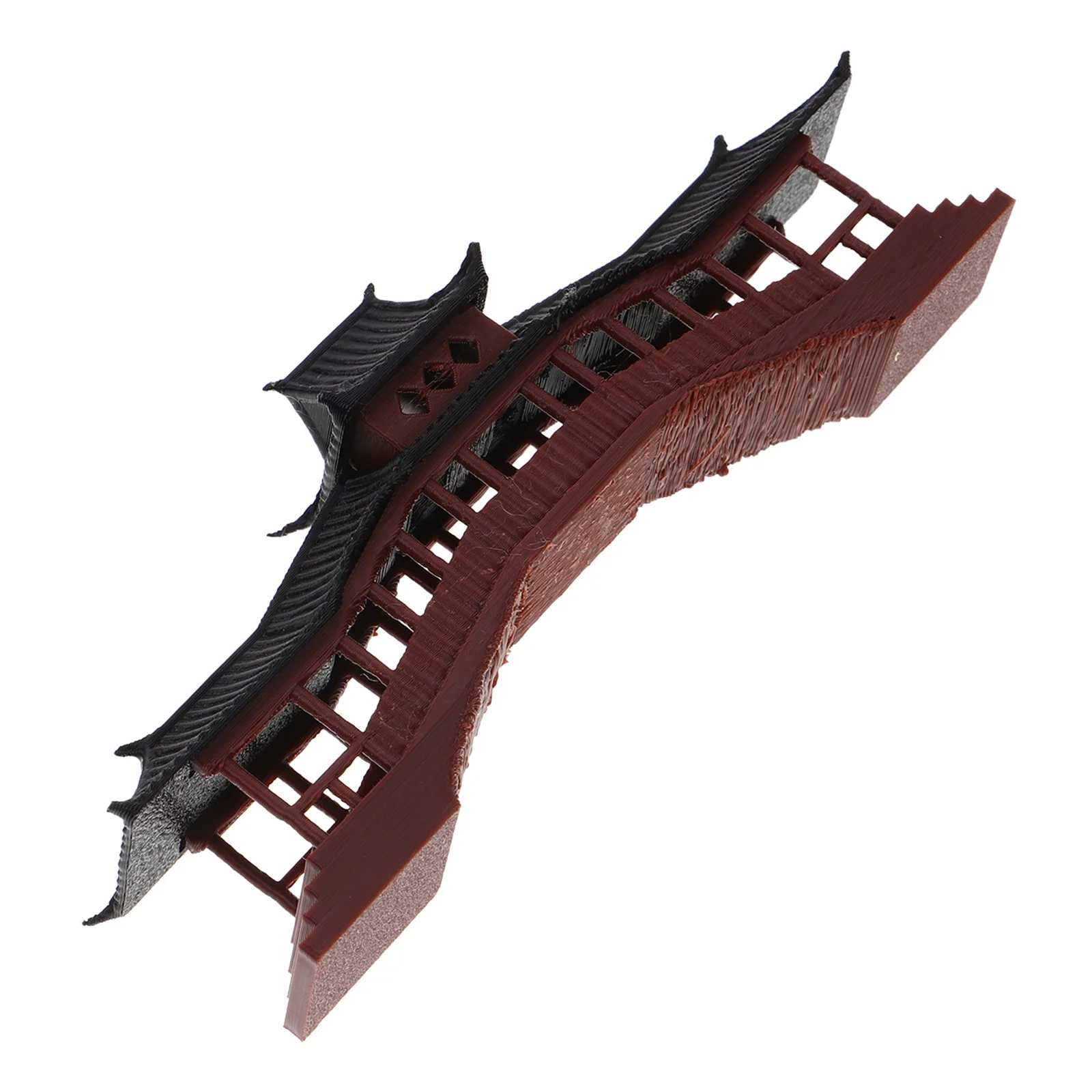 

Elegant Mini Pavilion Statue Fine Craftsmanship Indoor Outdoor Garden Bonsai Aquarium Decoration Mini Pavilion Statue