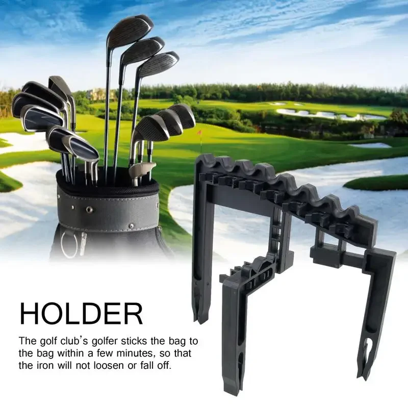 Golf Iron Holder For Golf Bag 9 Iron Club Organizers Holder Stacker Bags Accessories Supplies Fits Any Size Golf Bags DROPSHIP