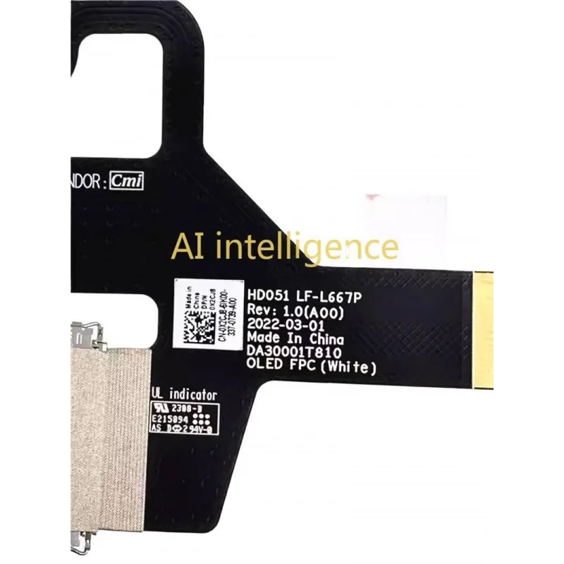 

Оригинальный OLED-кабель для XPS 15 9520 9530 Precision 5570 FPC LF-L667P 0X2CJ8 [bb]