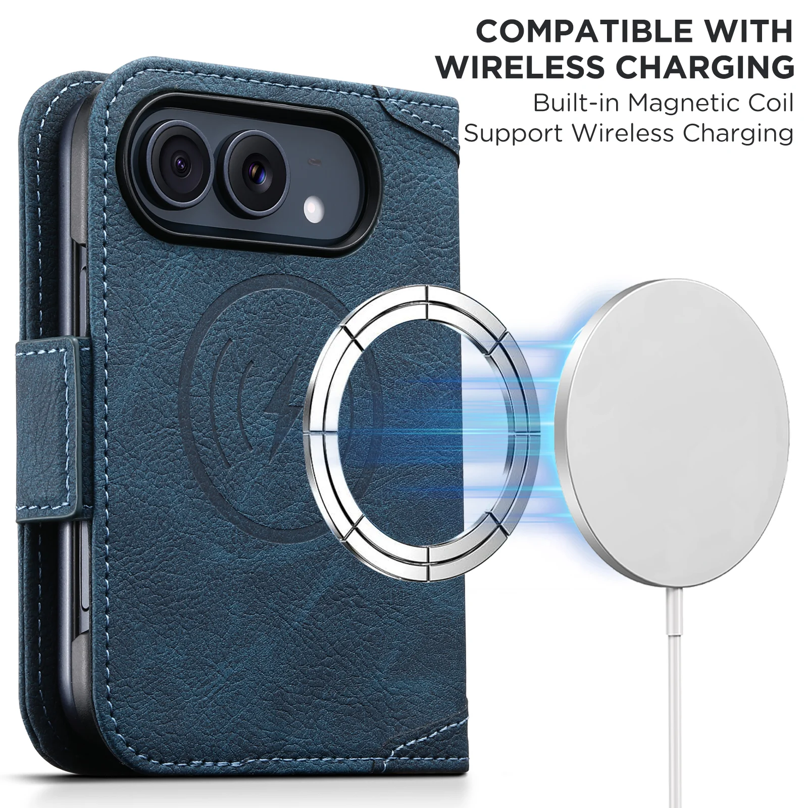 SUTENI – etui na iPhone, model – Leather Wallet Card Holder Phone Cover recenzja i cena
