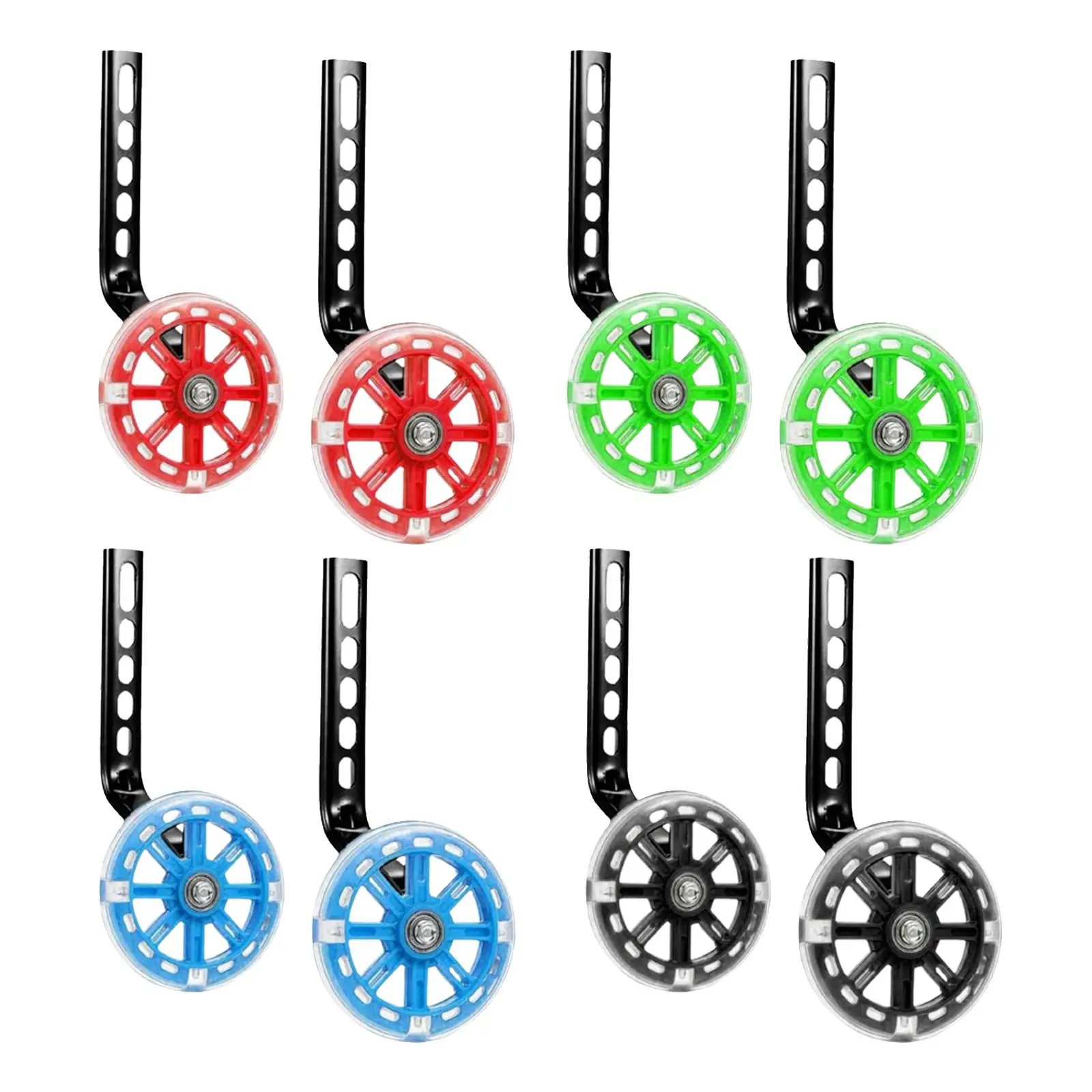 Mute Flashing 12-20'' Kids Balance Training Side Wheels