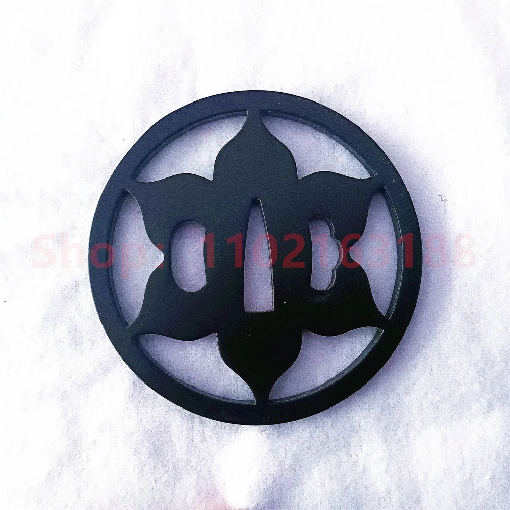 Exquisite Tsuba Handguard Guard For Real Japanese Japan Samurai Katana Sword Fitting Accessories Parts Steel Iron Material