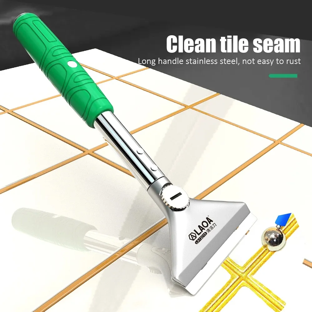 LAOA Cleaner Shovel Cement Scraper Wall Peeling Glass De-Gumming Tool for Tile Grout Cleaning Professional Janitorial Equipment