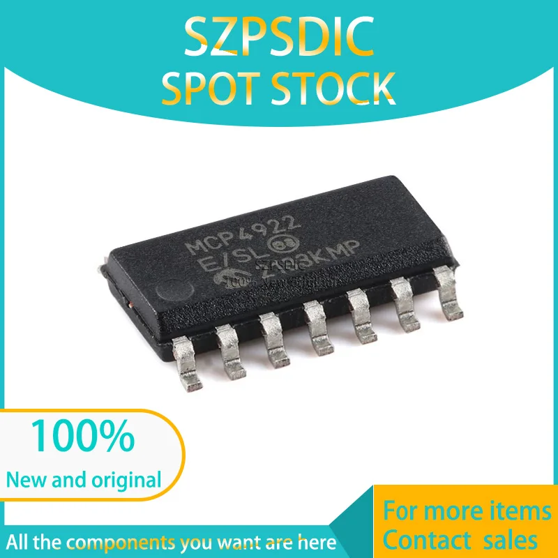 MCP4922-E/SL 12 Bit…