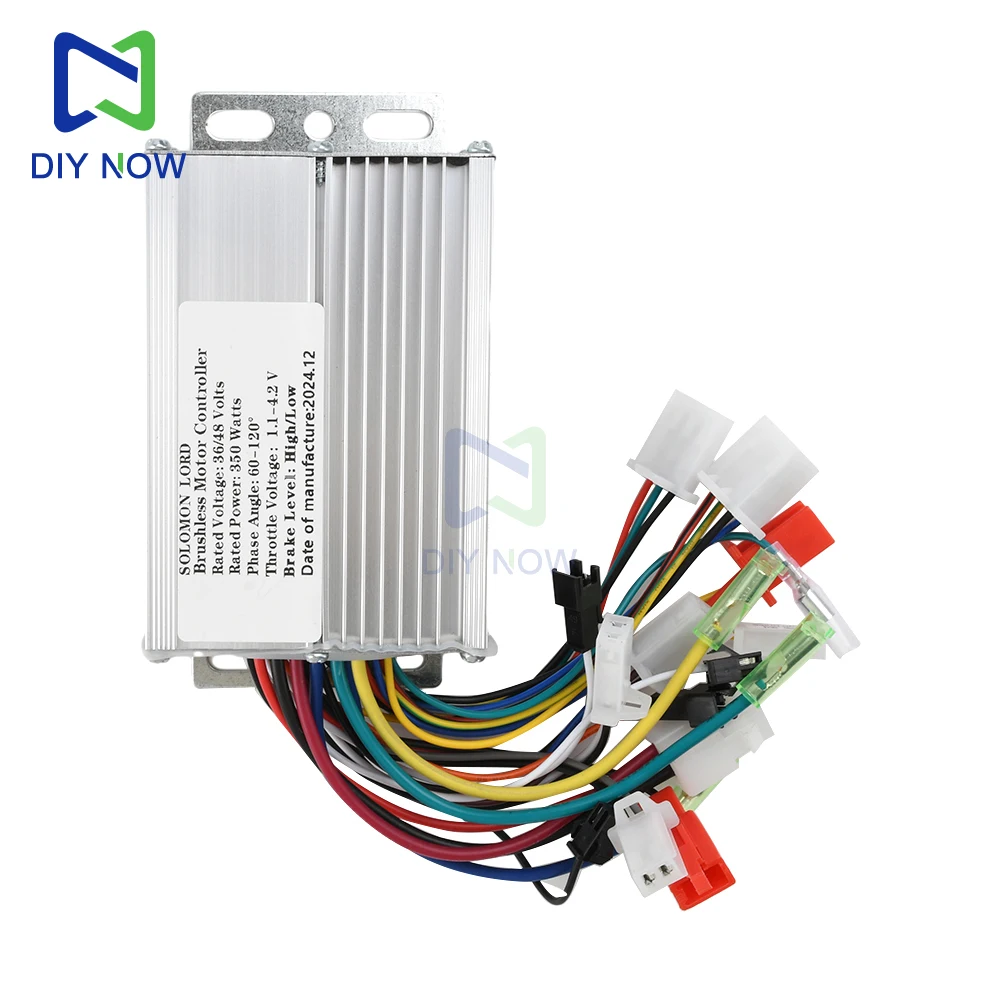 350W Brushless DC Motor Controller 36/48V Electric Bicycle Controller Suitable for Electric Bicycle Electric Scooter Accessories