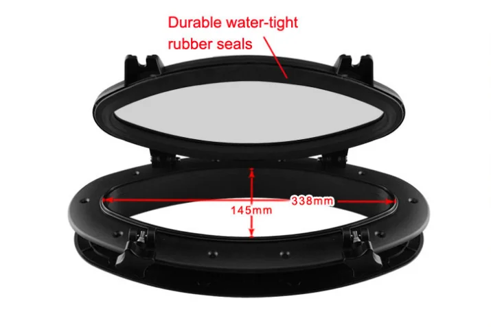 Newmao Plastic Marine Boat Yacht Oval Deck Hatch Window Porthole