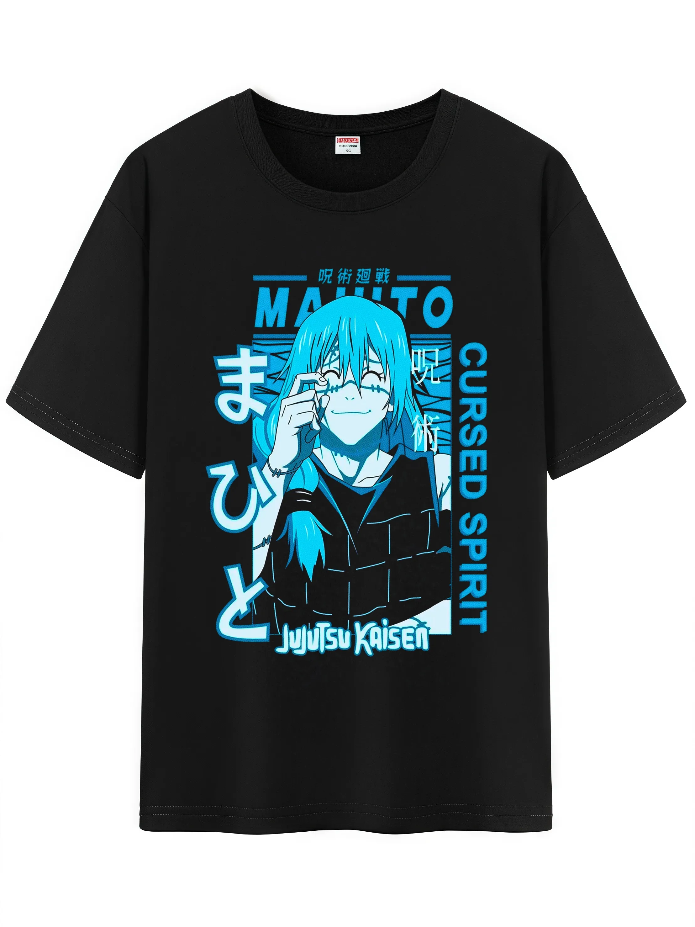 

Хлопковая футболка унисекс с рисунком персонажа аниме, футболка с короткими рукавами JJK Jujutsu Kaisen, впечатление персонажей