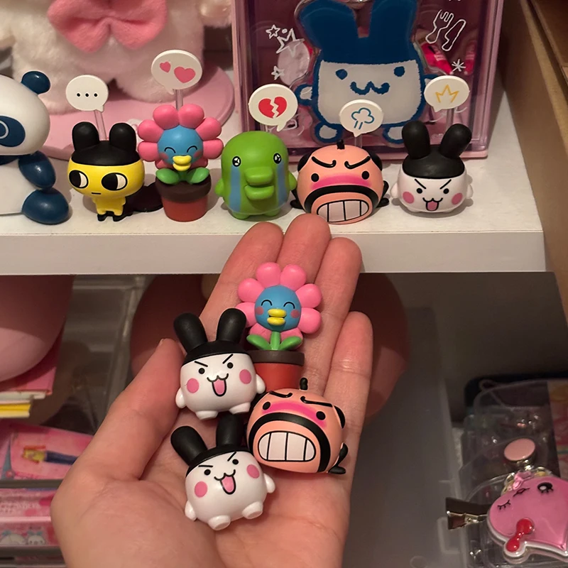 

(IN STOCK) Original Bandai Tamagotchi Emoji Egg Set Memetchi Expressional Gacha Capsule Toy Cute Ornament Gift