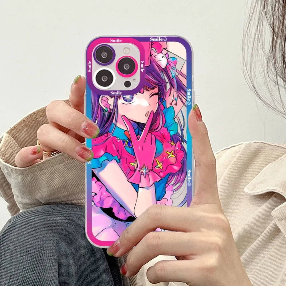 Hoshino Ai Oshi No Ko Phone Case For Redmi 7 8 9 A For Redmi Note 5 7 8 9 10 11 Pro Max 4G 5G Funfas