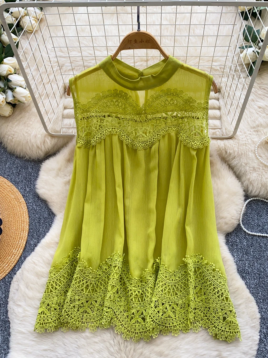 Kemeja Wanita Longgar Versi Ko - Embroidery Cardigan ulasan dan harga