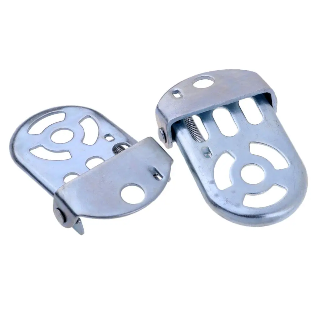 

Universal Set of 2 Bicyle Rear Pedals, Steel Thicken Foot Stand Footrest for Folding Road Bike