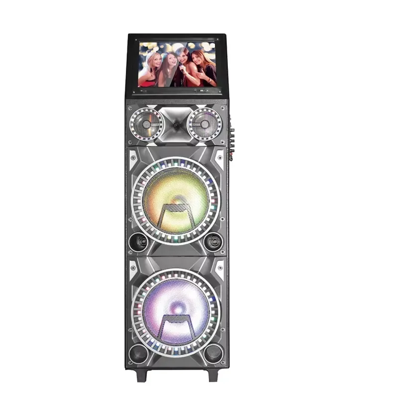 for 12 Inch Touch Android Wi-Fi Karaoke Dancing Video Speaker RGB LED Auxiliary 50W PA Speaker Trolley Multi-Function DJ