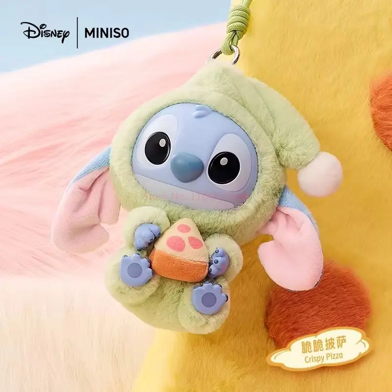 Minso-Poupées en vinyle de la série Disney CAN O & Stitch Pyjama Party, boîte ennemi, figurines d'anime, ornements Stitch Butter, jouets pour enfants, nouveau