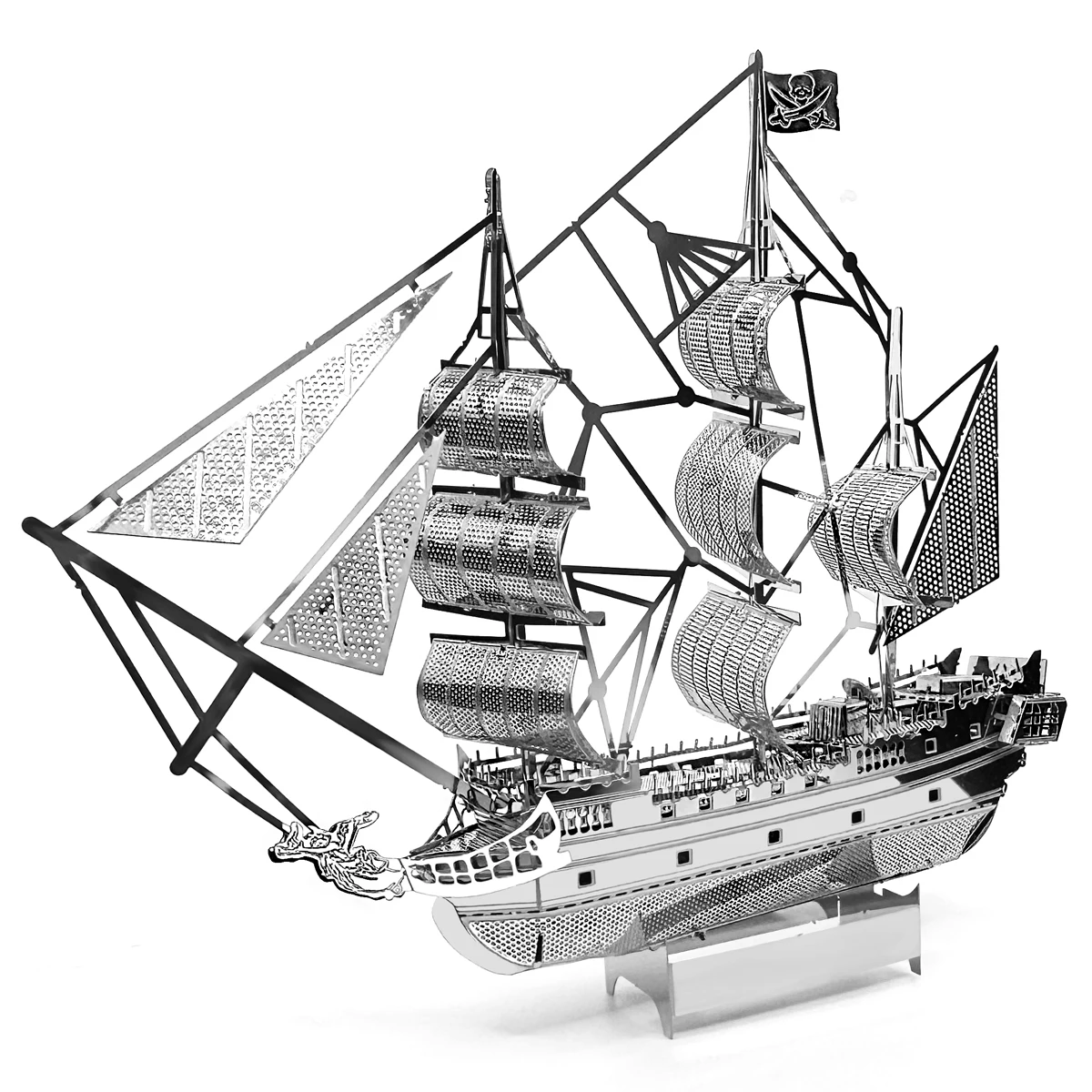 black pearl 3D Metal Puzzle Model Kits DIY Laser Cut Puzzles Jigsaw Toy For Children