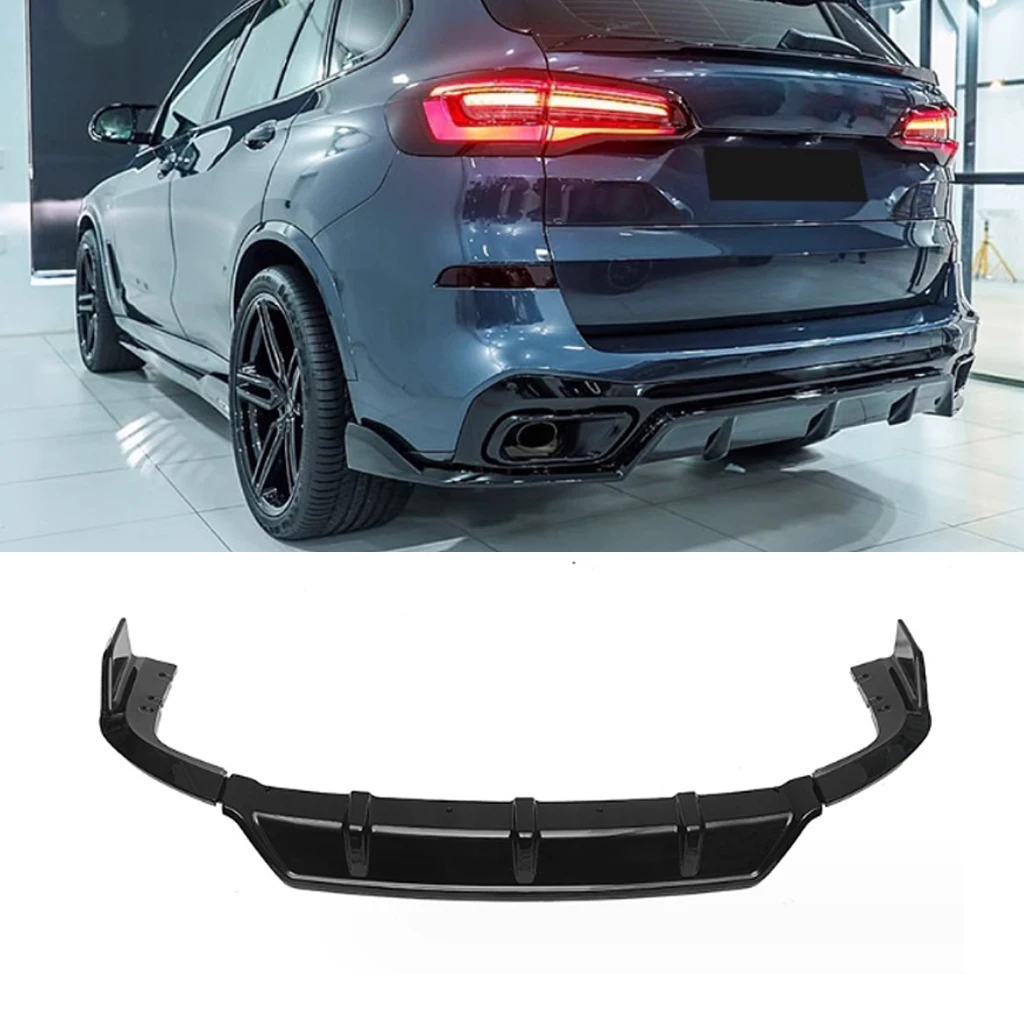 Car Rear Bumper Diffuser Spoiler Lip Splitter Rear Bumper Lip Protector Guard For BMW X5 G05 M-Pack Pre-LCI 2019 2020 2021 2022