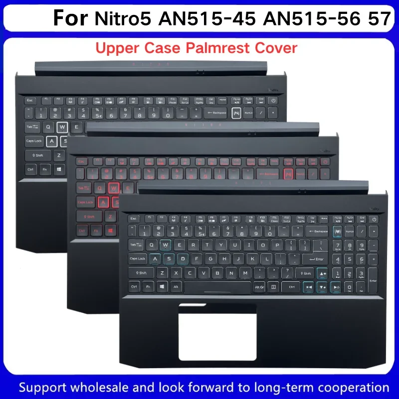 New For Kailxuling Nitro5 AN515-45 AN515-56 AN515-57 AN515-55 Upper Case Palmrest Cover C Shell With Backlit keyboard