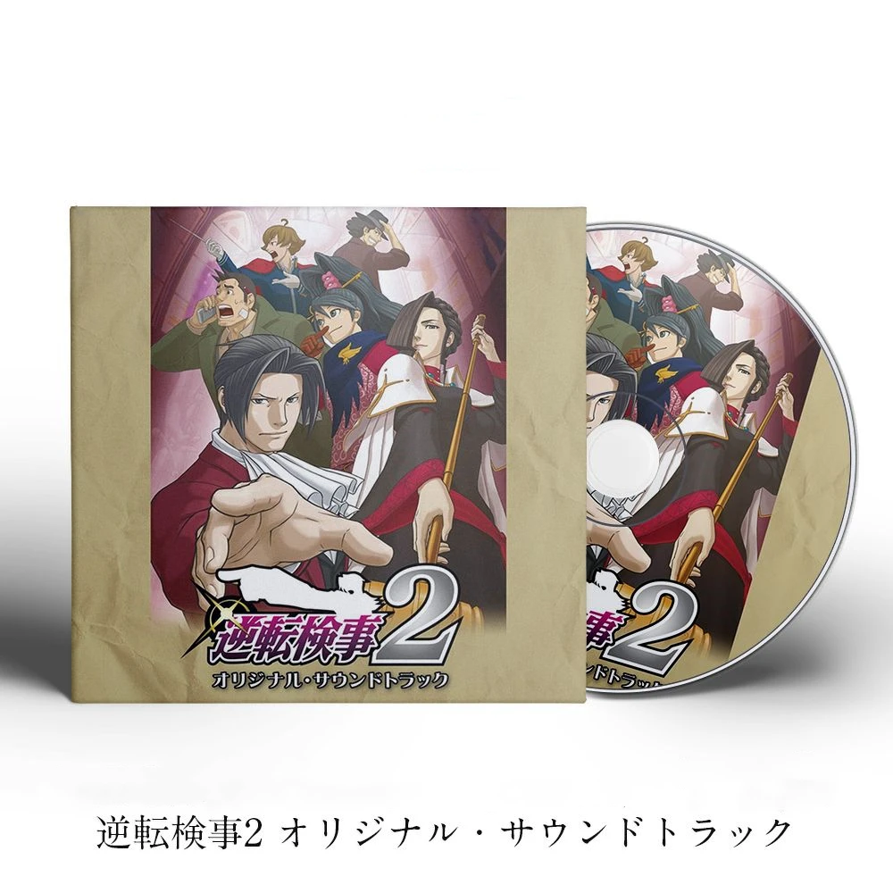 

Игра Ace Attorney Investigations 2 Noriyuki Iwadare Музыкальный компакт-диск Greatest Hits OST Альбом 2 шт. Музыкальная запись Косплей Soundtracks Box