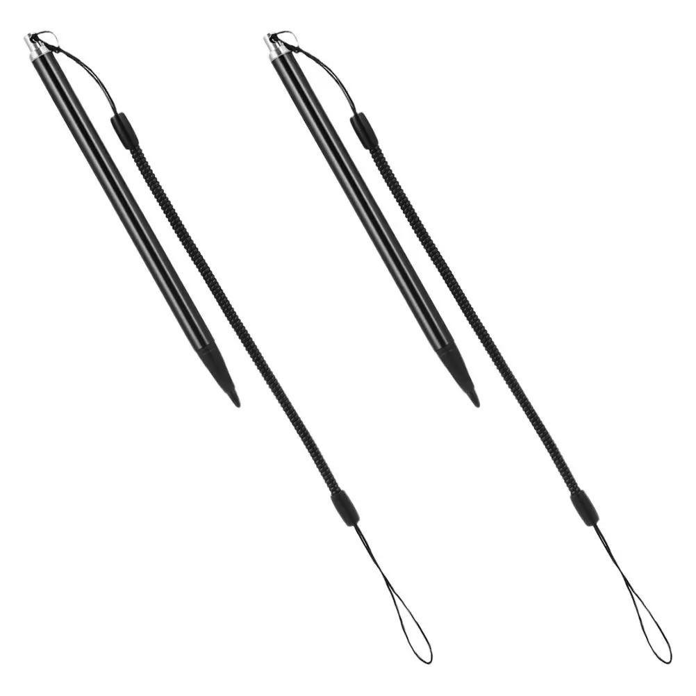 2Pcs Resistive Screen Stylus Pen Metal Touchscreen Stylus for Tablet Devices Precision Writing Anti-Loss Design Touchscreen