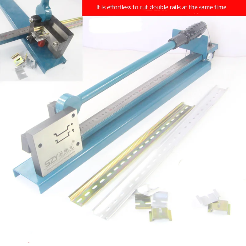 Guide rail cutter DC-35 national standard non-standard guide rail cutting guide rail quick cutting card rail