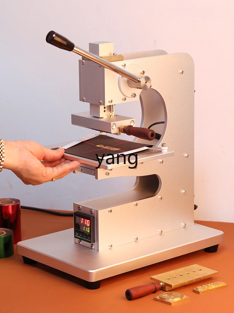 LXL Manual Stamping Machine Electronic Eye Hot Press Finished Leather Wallet Handmade Leather