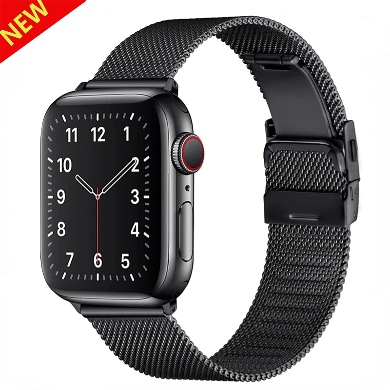 Tali Logam untuk Jam Tangan Apple Ultra 3 49Mm 10 11 46Mm 42Mm 9 8 7 45Mm 41Mm Gelang Baja Tahan Karat untuk IWatch 6 5 4 SE 44Mm 42Mm