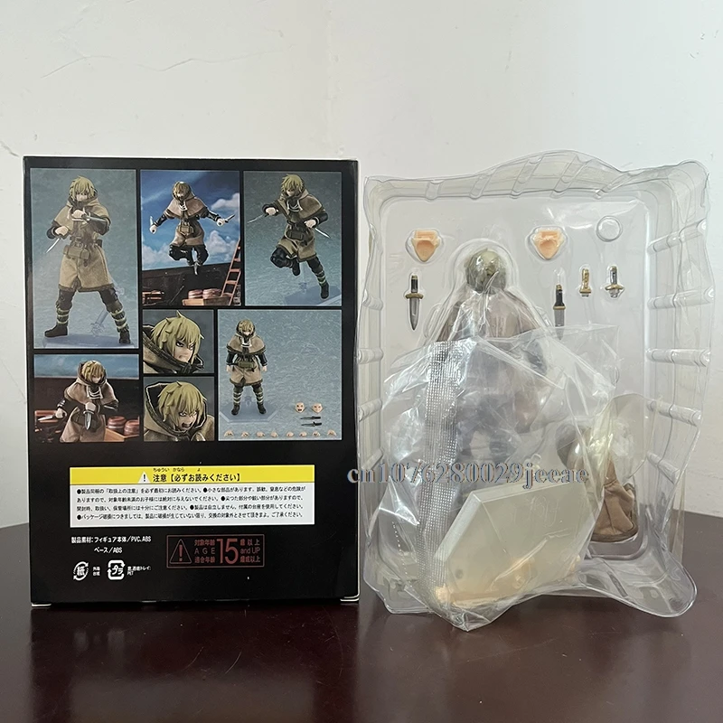 Figma 608 Thorfinn Vinland Saga عمل نموذج لجسم المشتركة المنقولة دمية هدية عيد ميلاد للأصدقاء رف الكتب ديكور اللعب 14 سنتيمتر