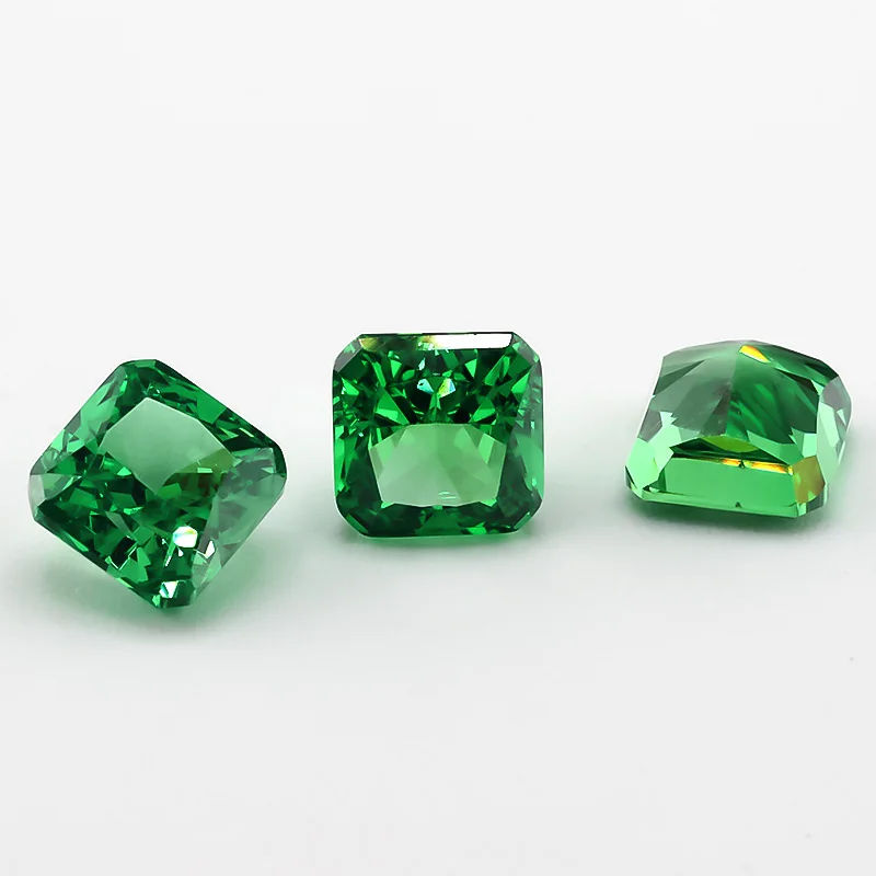 5x5mm Quadratische Achteckige Radiant Crushed Ice Cut Lose CZ-Steine 5A Verschiedene Farben Kubisches Zirkonium Synthetische Edelsteine für Schmuck – Detail 15