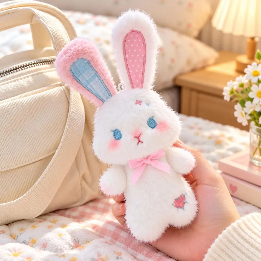 Gifts Soft Rabbit Pendant Kawaii Style Colorful Bunny Animal Bunny for Girls