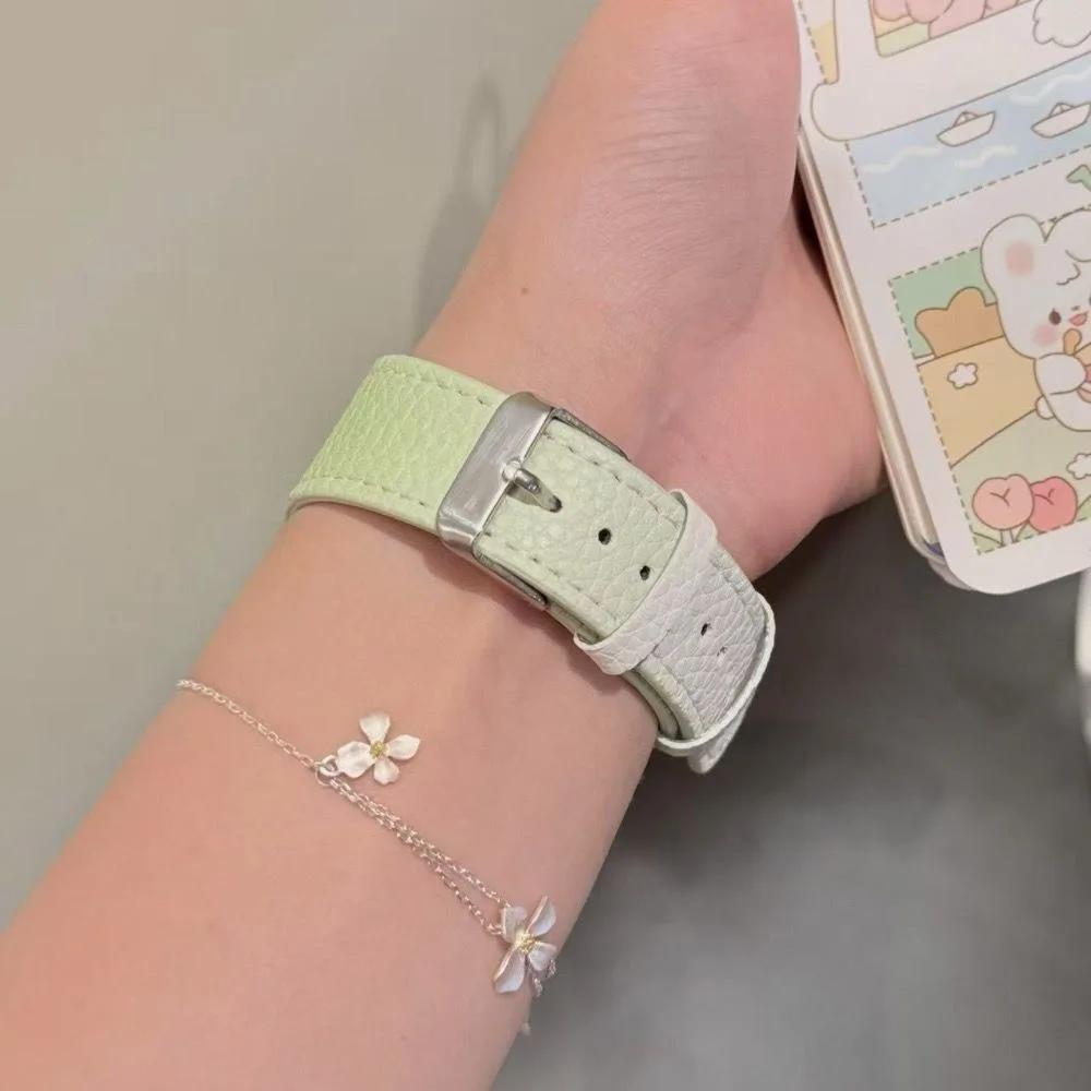 straps for watch gradient color 20mm 22mm straps Women's wristwatch accessories Watchband Belt for women Phone strap