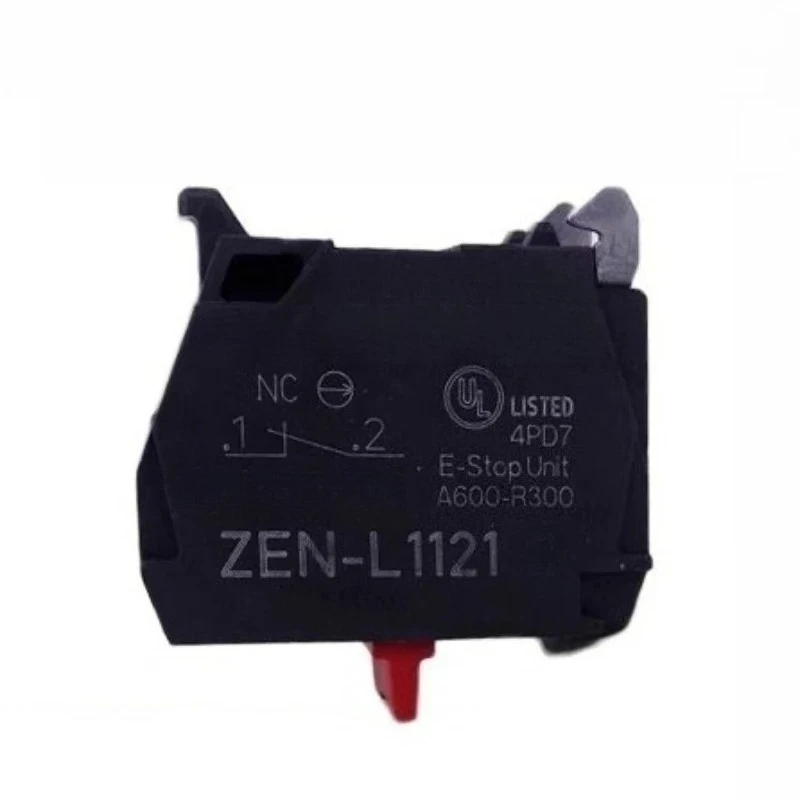 1PCS  ZEN-L1111 NO ZEN-L1121 NC ZALVB1 24V ZALVM1 220V Button Switch Contact Block  Original New Fast Delivery