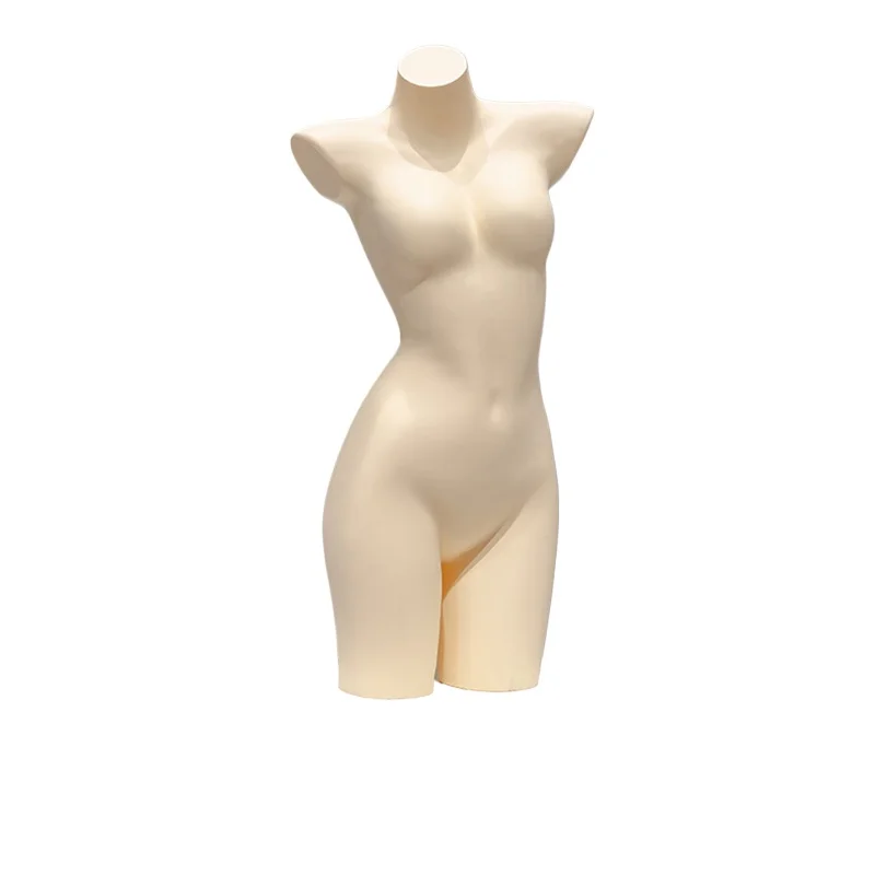 Underwear Models Props Women and Men Half-body Bras Underwear Plastic Human Body Display Stands Bra Models Displays for Window