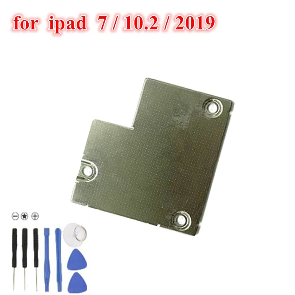 1Pcs LCD Flex Cable Plate Metal Bracket Holder Iron Cover for IPad 7 10.2 2019 7th Gen Full Screw Inner Bolt Replacement Parts