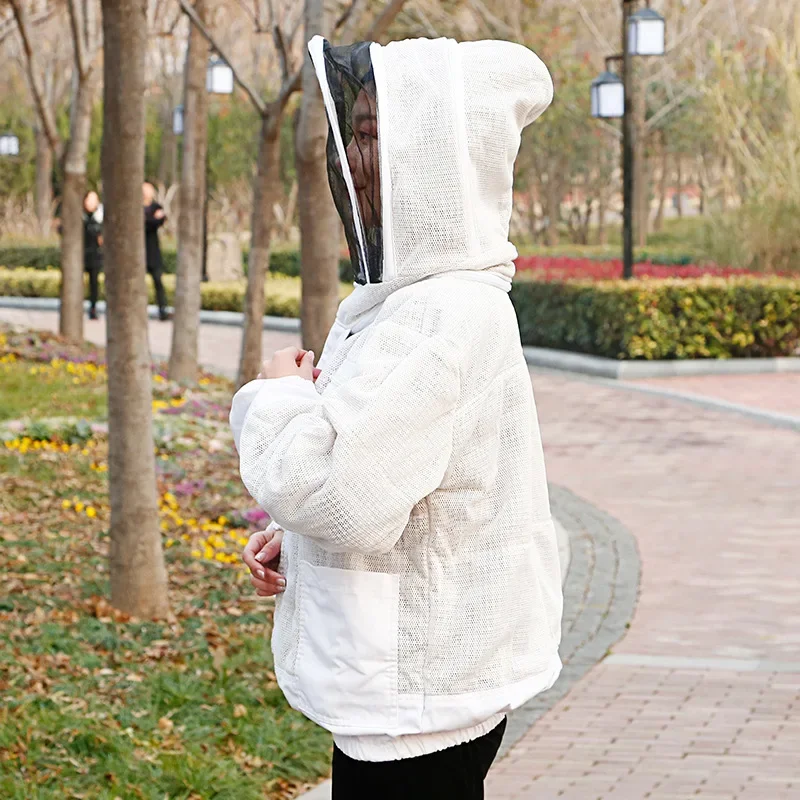 Bee-keeping tools, anti-bee clothing, export-oriented quality, extra-thick anti-bee clothing, hemp mesh vent space suit jacket