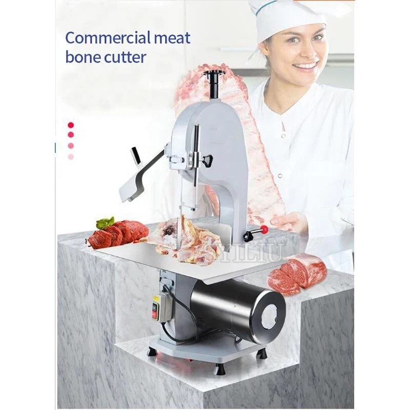 Factory Direct Butcher Boy Machine Bone Sawing 2-in-1 Commercial Beef Meat Band Saw 23 mm Meat Cutter With Wholesale Price