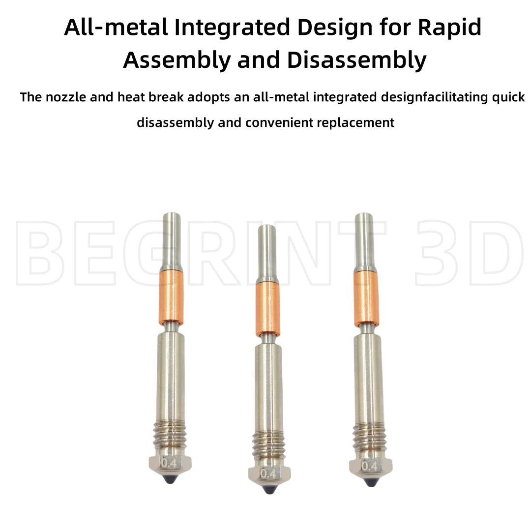 New Upgrade Hotend For Bambu Lab P1P X1C P1S X1 X1E TZ4.0 Upgrade Hot end Print Head 3D printing parts for bambulab 3D printer