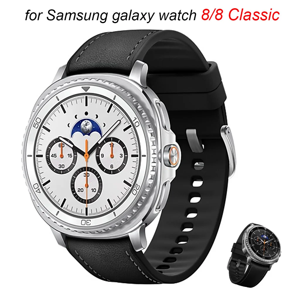 

Официальный кожаный ремешок для Samsung Watch Galaxy 8 40 мм 44 мм Galaxy Watch 8 Classic 46 мм без зазоров, ремешок-браслет, аксессуары