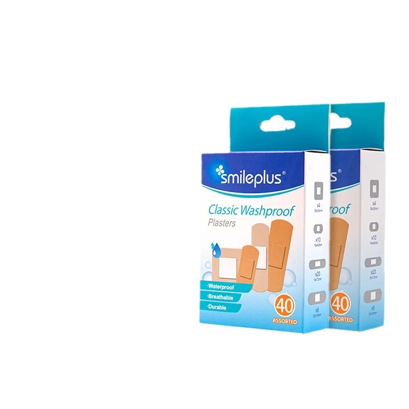 التجارة الخارجية 40 قطعة PE مزيج شفاف رقعة مقاومة للماء، رقعة واقية قابلة للتنفس، ضمادة واقية