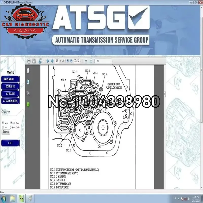 2026 Hot Sale ATSG 2017 Auto Repair Software ATSG Automatic Transmissions Service Group Repair Information Atsg Manual Diagnosti