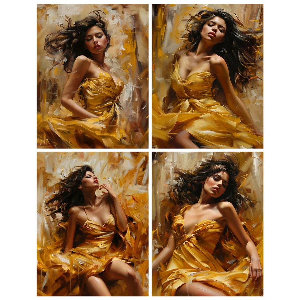 

5D DIY Sexy Girl Diamond Painting Set Fashion Sticker Embroidery Diamond Handmade Mosaic Art Designer Home Decor