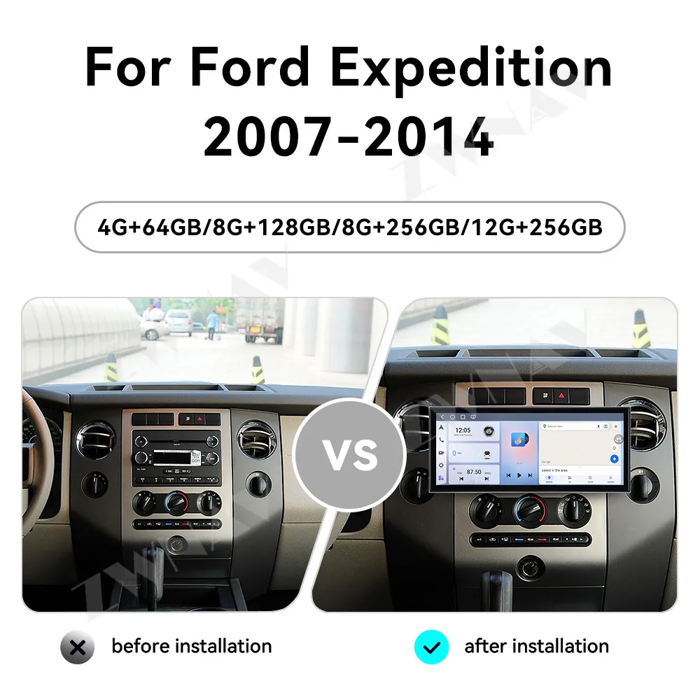 Android 15 15.8 Inch For Ford Expedition 2007-2014 Car Gps Multimedia Player Car Interior Accessories Radio Audio Stereo