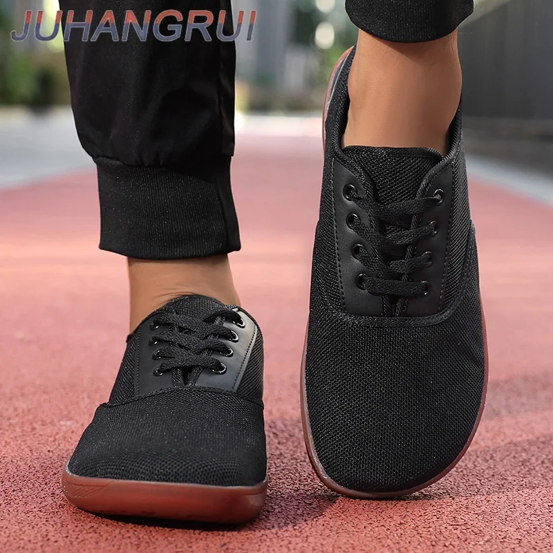 

Mens Barefoot Minimalist Shoes Wide Toe Zero Drop Sneakers Breathable Mesh Walking Shoes Soft Sole Fitness Hiking Shoes