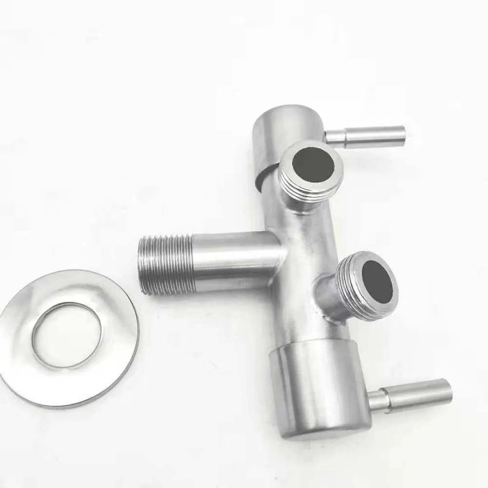 

Т-образный адаптер, 3-ходовые клапаны для предотвращения утечки воды, медный 3-ходовой переключатель, кран, нержавеющий, три функции