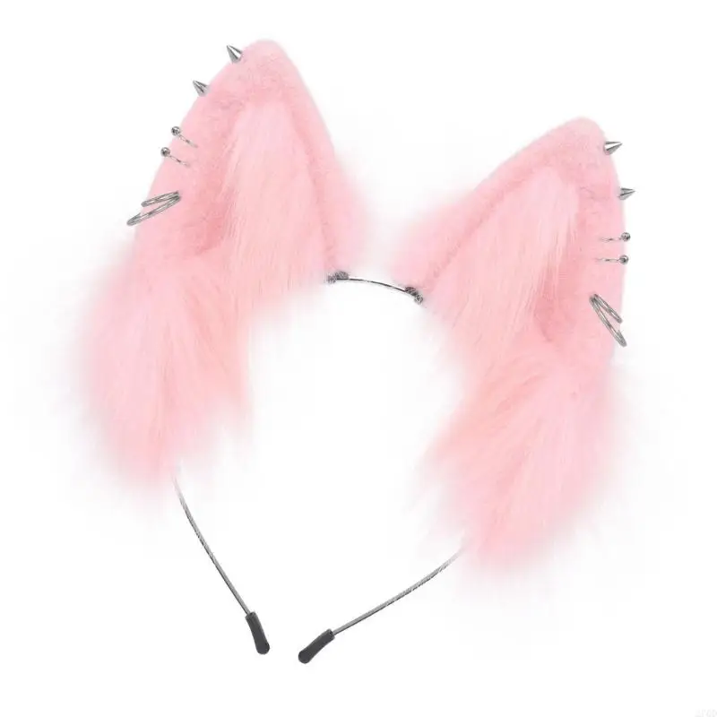 Bandeau d'oreille d'animal en peluche douce 270D, pour Halloween, Costume Cosplay, accessoires cheveux confortables