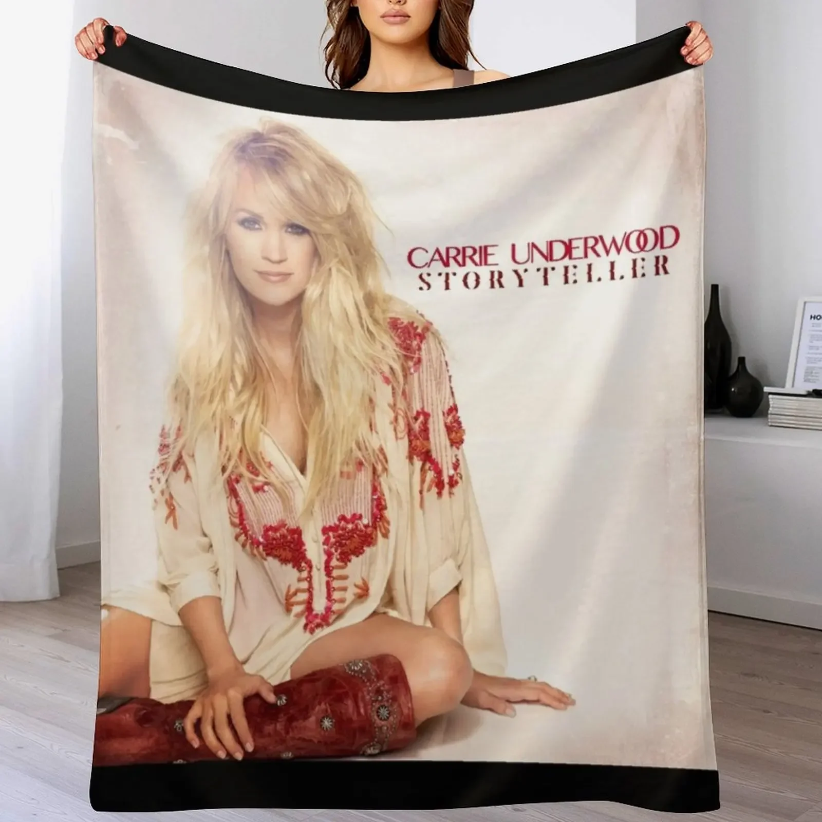 Carrie Underwood storyteller Throw Blanket Weighted Sofas warm for winter Decoratives Blankets