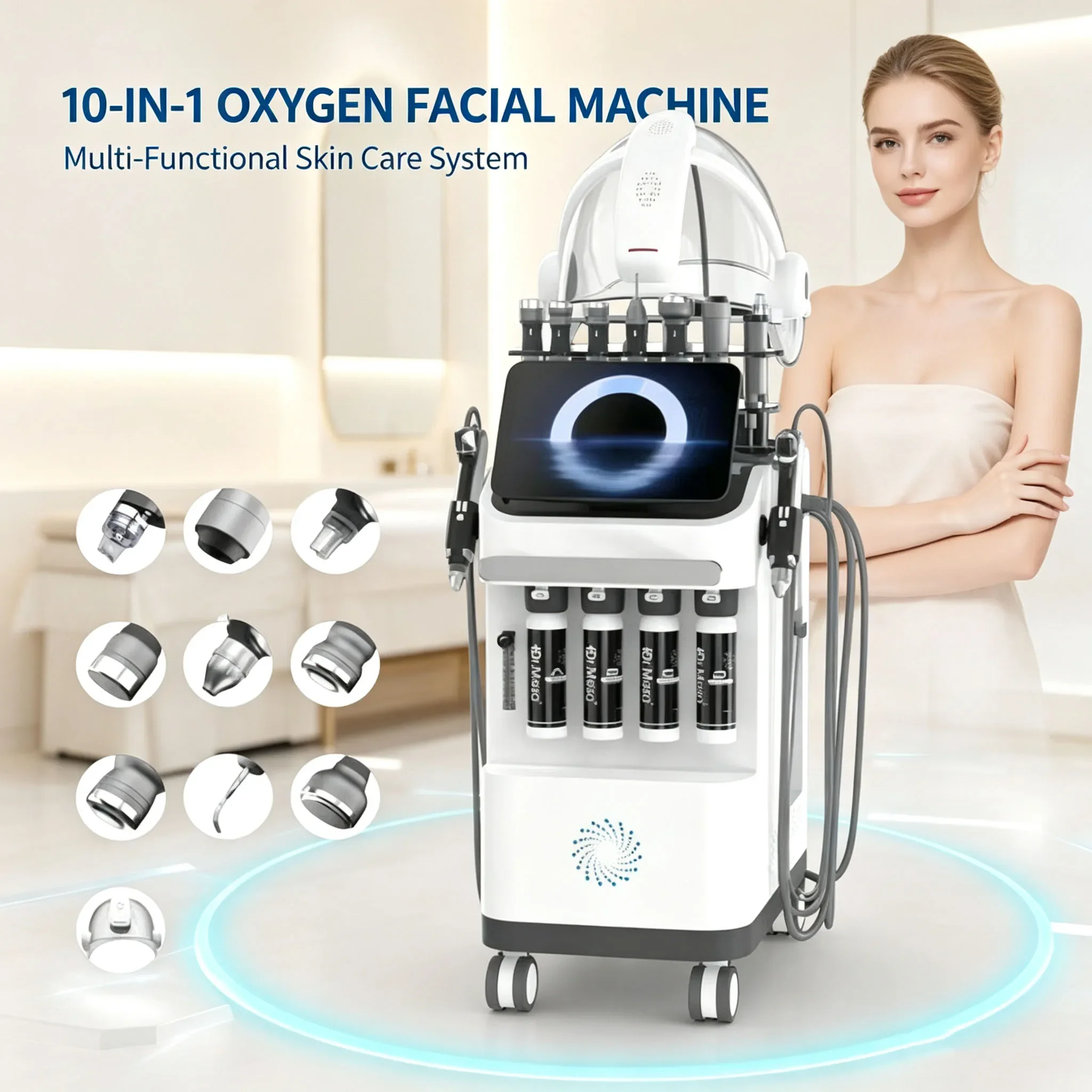 Astronaut Bubble Cleaning Beauty Mask Water Light Skin Management Comprehensive Instrument