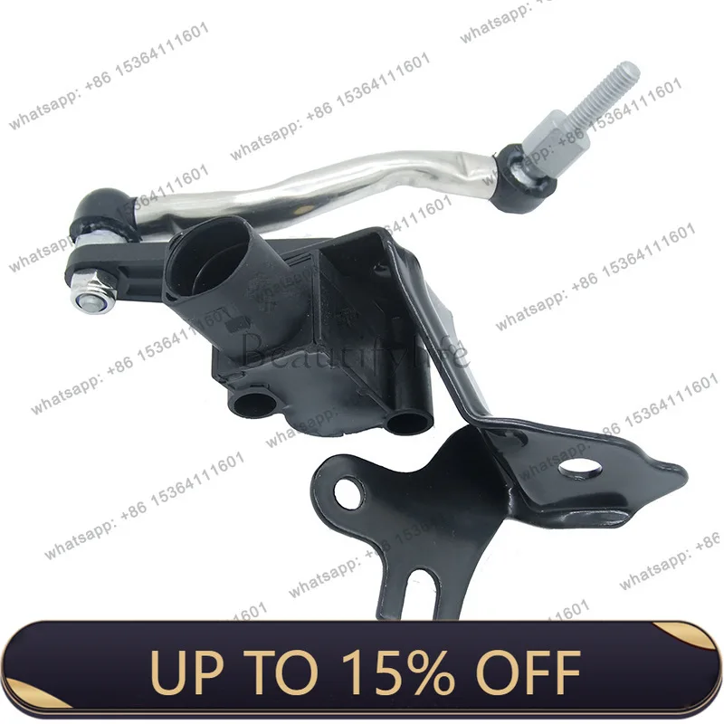 YJ Suspension Height Sensor 8K0941285P For Audi A4 2008‑2015 Headlamp Level Sensor With Bracket Rod Assembly