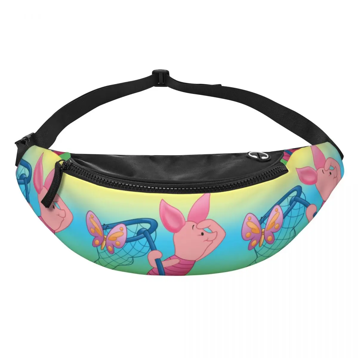 

Custom P-Piglets Anime Big Movie Fanny Pack Men Women Fashion Crossbody Waist Bag for Traveling Phone Money Pouch