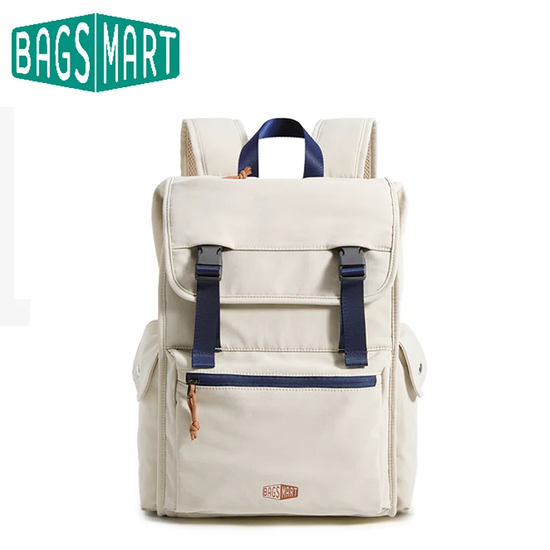 

BAGSMART расширенный рюкзак 23 л, большая вместимость, мужская уличная дорожная сумка для багажа, унисекс, школьный рюкзак для колледжа, подходит для ноутбука 15,6 дюйма
